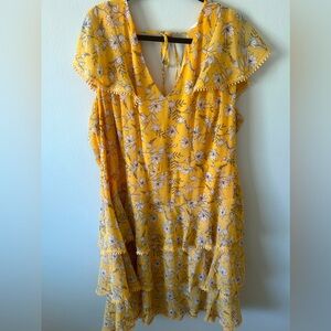 City Chic Amber Floral Dress